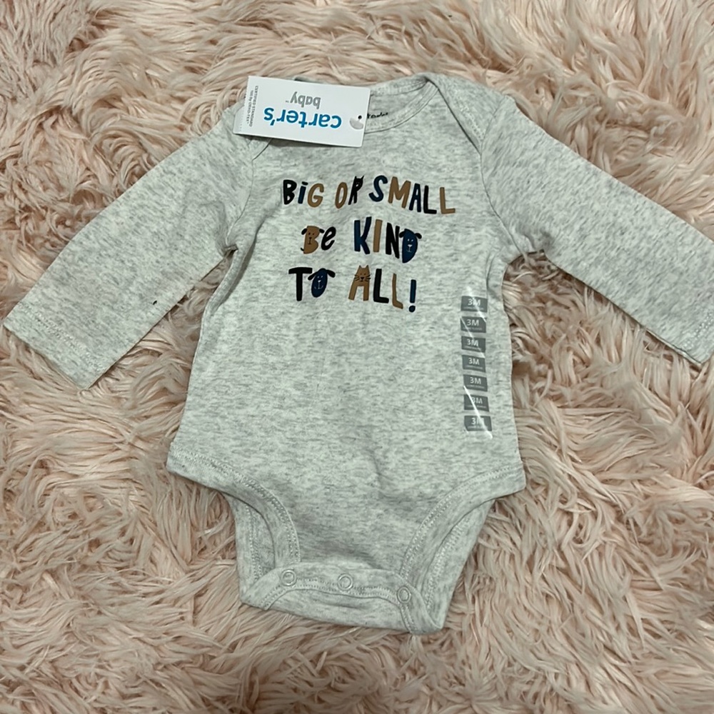 ‘Big or Small, Be Kind to All’ onesie - NEW